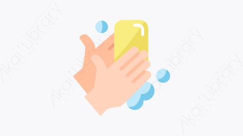 图片素材-020-洗手washing_hands扁平卡通冠状病毒图标