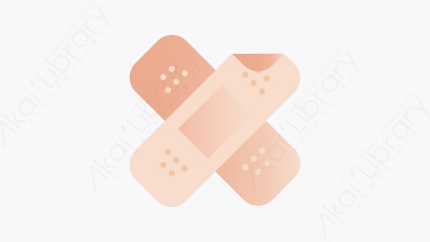 图片素材-021-绷带bandage扁平卡通献血图标