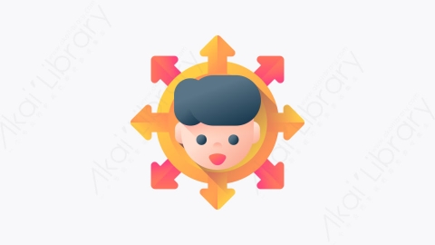 图片素材-021-连接connection卡通设计思维元素图标