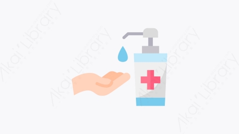 图片素材-021-洗手液hand_sanitizer扁平卡通冠状病毒图标