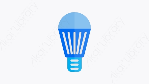 图片素材-021-led灯ledlamp扁平卡通家用元素图标