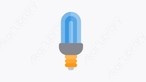 图片素材-021-灯泡-1lightbulb扁平卡通灯光元素图标