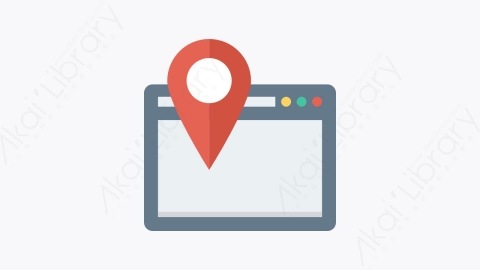 图片素材-021-位置location扁平卡通SEO和市场营销图标元素