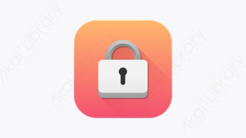 图片素材-021-锁lock扁平卡通UI界面元素图标