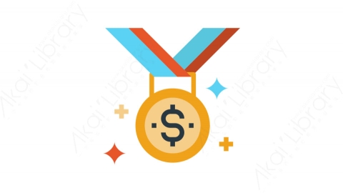图片素材-021奖牌_medal金融经营交易业务道具元素图标