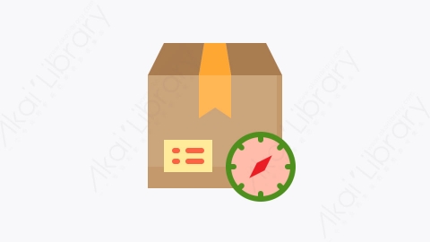 图片素材-021-包装packaging扁平卡通物流运输元素图标
