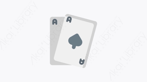 图片素材-021-扑克poker_cards扁平卡通派对元素图标