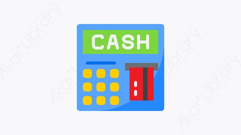 图片素材-022-现金cash扁平卡通电子商务和购物元素图标