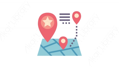 图片素材-022位置_location教育数据科学道具元素图标