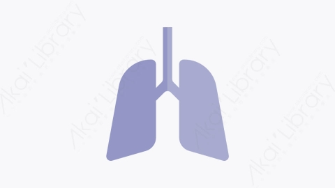 图片素材-022-肺lung扁平卡通卫生保健元素图标