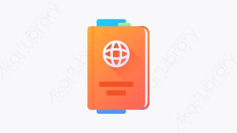 图片素材-022-护照passport扁平卡通Instagram故事旅行元素图标