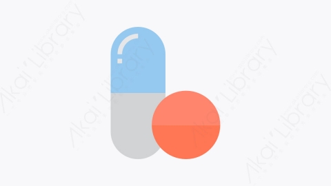 图片素材-022-药丸-1pills扁平卡通卫生保健元素图标