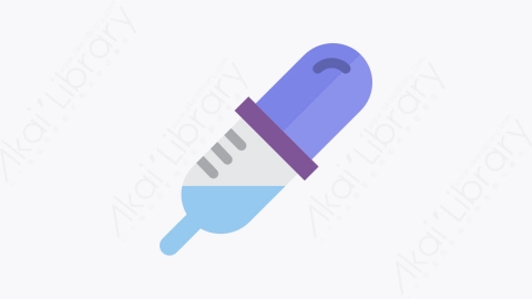 图片素材-023-移液管pipette扁平卡通卫生保健元素图标