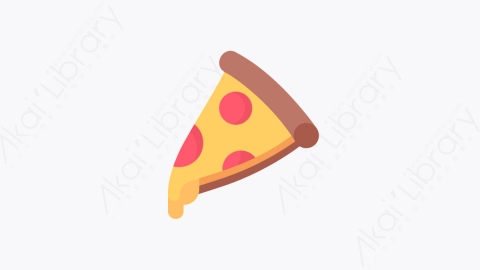 图片素材-023-披萨片pizza_slice扁平卡通学校元素图标