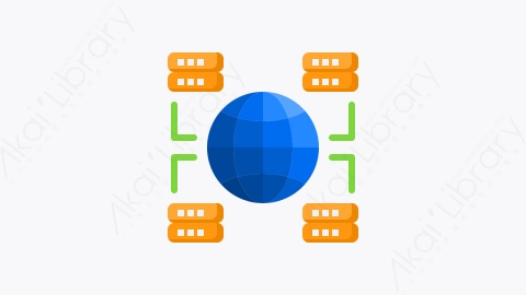 图片素材-023-服务器存储server_storage扁平卡通大数据元素图标