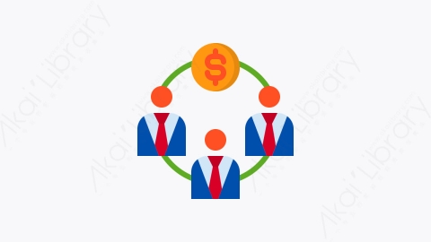 图片素材-024-商人businessmen扁平卡通金融商务投资元素图标