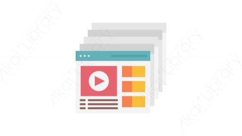图片素材-024在线课程_online_course学校教育道具元素图标