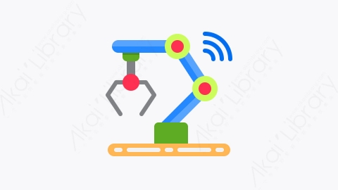 图片素材-024-机械手robotic_arm扁平卡通智能技术元素图标