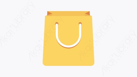图片素材-024-购物袋shoppingbag扁平卡通SEO和营销图标元素