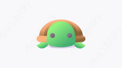 图片素材-024-海龟turtle扁平卡通Instagram宠物元素图标