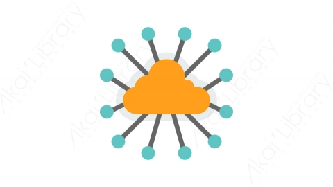 图片素材-025云计算_cloud_computing加密货币区块链金融财经道具元素图标