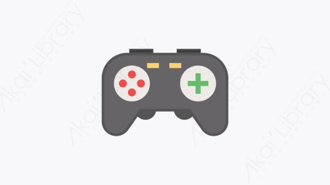 图片素材-025-游戏板gamepad扁平卡通虚拟现实图标