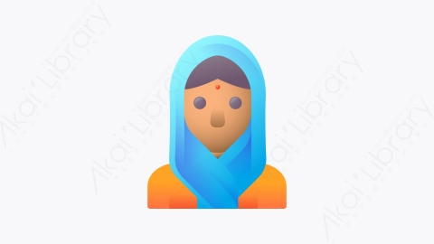 图片素材-025-印度indian扁平卡通印度元素图标