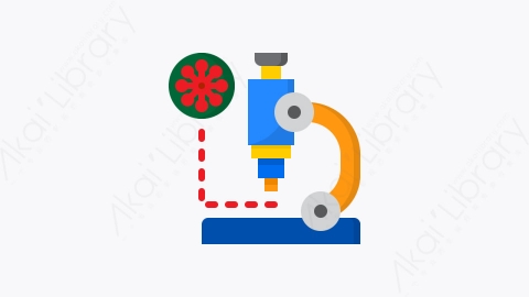图片素材-025-实验室laboratory扁平卡通电晕病毒元素图标