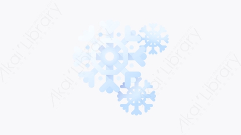 图片素材-025-雪花snow扁平卡通圣诞节元素图标