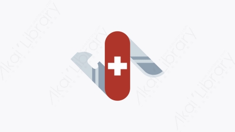 图片素材-025-瑞士-军刀swissarmyknife个扁平卡通工具元素图标