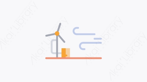 图片素材-025-风能wind_energy扁平卡通生态元素图标