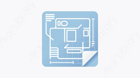 图片素材-026-房屋平面图houseplan扁平卡通房地产元素图标