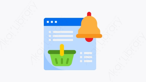 图片素材-026-通知notification扁平卡通电子商务元素图标
