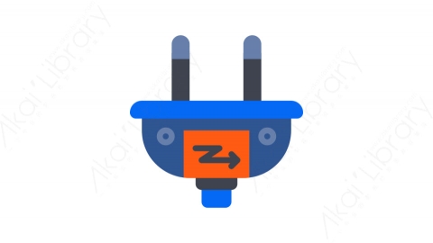 图片素材-026插头_plug电力充电道具元素图标