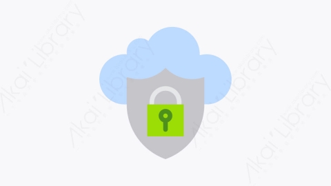 图片素材-026-安全security扁平卡通数据和网络元素图标