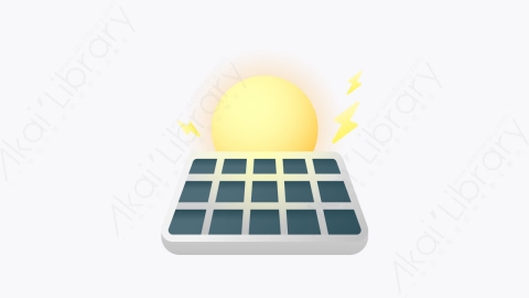 图片素材-026-太阳能电池板solar_panel扁平卡通生态元素图标