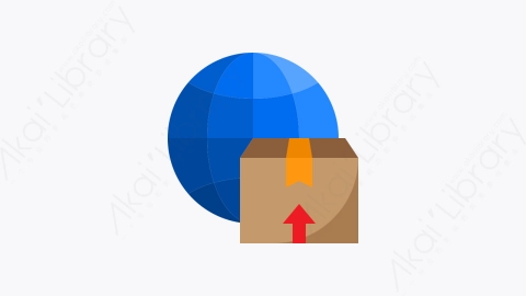 图片素材-027-交货delivery扁平卡通电子商务和购物元素图标