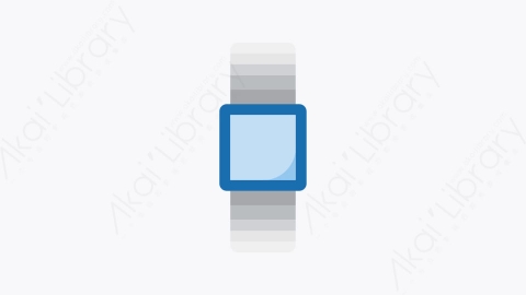 图片素材-027-智能手表smartwatch扁平卡通设备元素图标