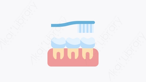 图片素材-028-电刷brush扁平卡通牙科元素图标