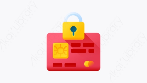 图片素材-028-信用卡credit_card扁平卡通网络安全元素图标