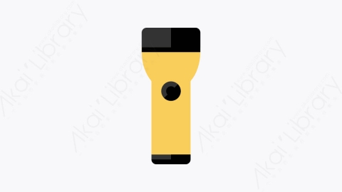 图片素材-028-手电筒flashlight个扁平卡通工具元素图标