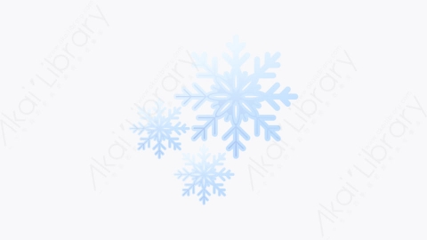图片素材-028-雪花snowflakes扁平卡通冬季元素图标