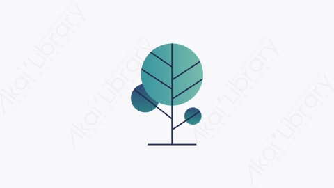 图片素材-028-树tree扁平卡通露营图标