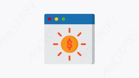 图片素材-029-浏览器browser扁平卡通购物在线元素图标