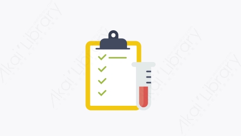 图片素材-029-检查表checklist扁平卡通医疗设备元素图标