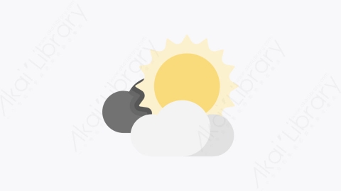 图片素材-029-阴天cloudyday扁平卡通天气元素图标