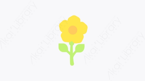 图片素材-029-花朵flower扁平卡通嘉年华元素图标