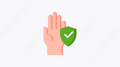图片素材-029-保护protect扁平卡通手洗洗手元素图标