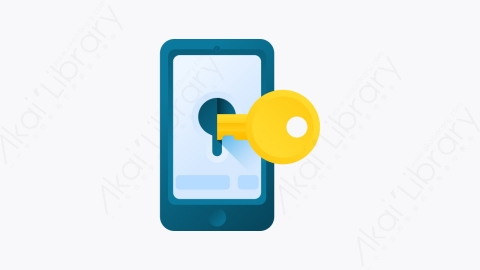 图片素材-029-智能手机smartphone扁平卡通网络安全元素图标