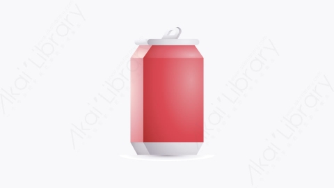 图片素材-029-苏打水罐soda_can卡通夏季元素图标